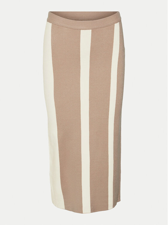 Vero Moda Vero Moda Suknja olovka Gold New Art 10311360 Bež Slim Fit