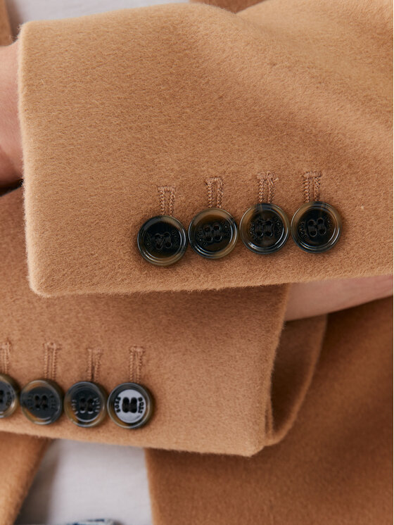 BOSS Boss Vuneni kaput Catara 50501019 Bež Slim Fit
