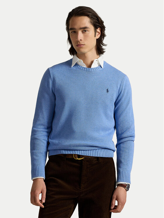 Polo Ralph Lauren Polo Ralph Lauren Svetr 710810846038 Světle modrá Regular Fit