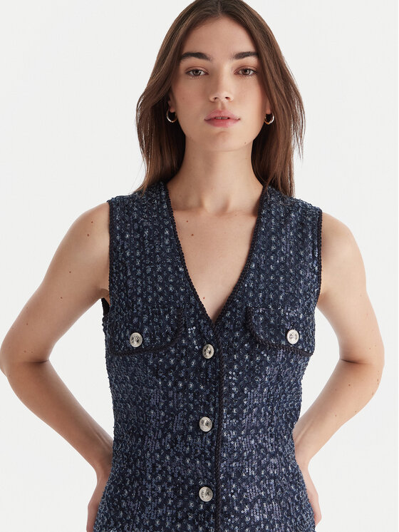 Guess Guess Ikdienas kleita W5BK41 D0771 Tumši zils Regular Fit