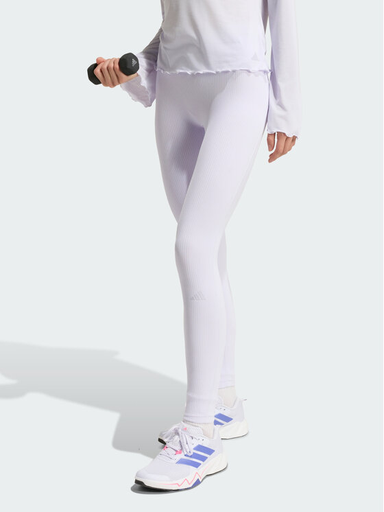adidas adidas Legginsy 164625 Fioletowy Fitted Fit