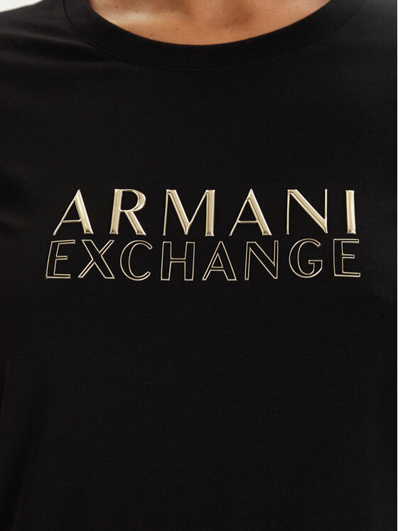 Armani Exchange Armani Exchange Tričko XW001837 AF16294 UC001 Čierna Slim Fit