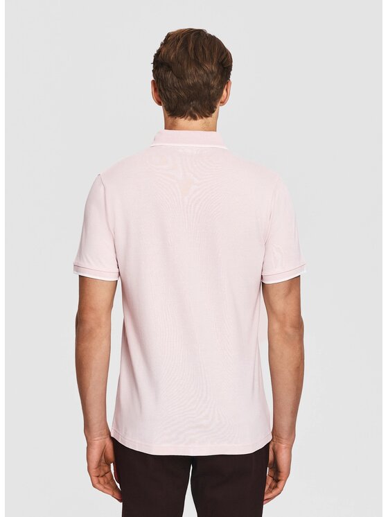 Pako Lorente Pako Lorente Polo P26SF-TX-018 Różowy Classic Fit