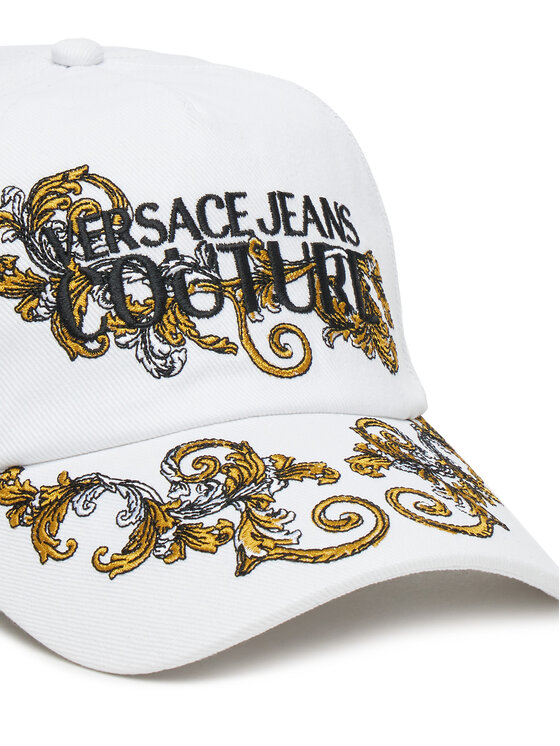 Versace Jeans Couture Versace Jeans Couture Czapka z daszkiem 78VAZK17 Biały