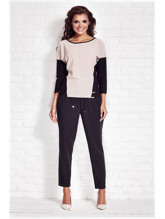 Awama Awama Maglione A081 Beige Basic Fit