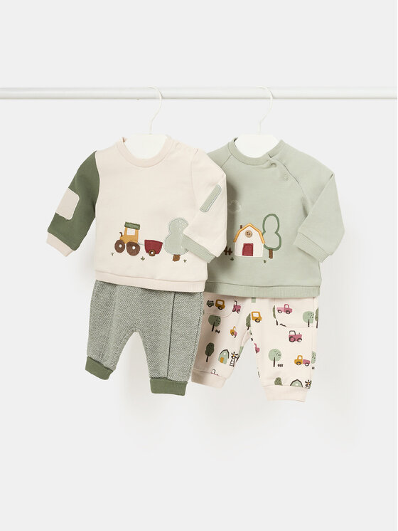 Mayoral Mayoral Set trenerka 2625 Zelena Regular Fit