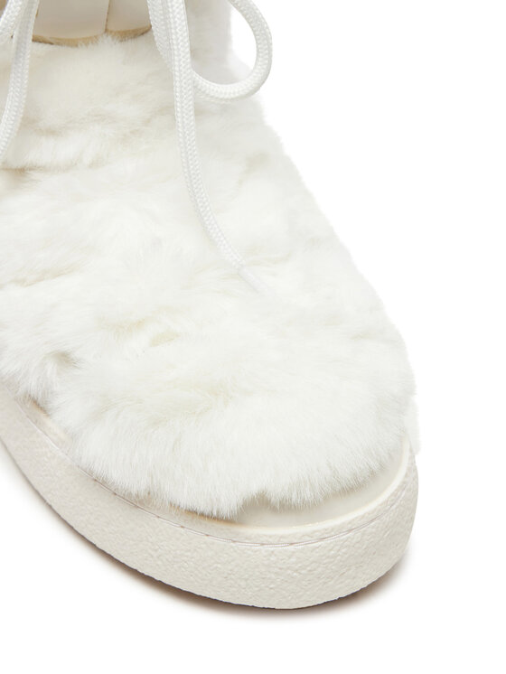 Moon Boot Moon Boot Μπότες Χιονιού Ltrack Tube Faux-Fur 80D2450130 Λευκό