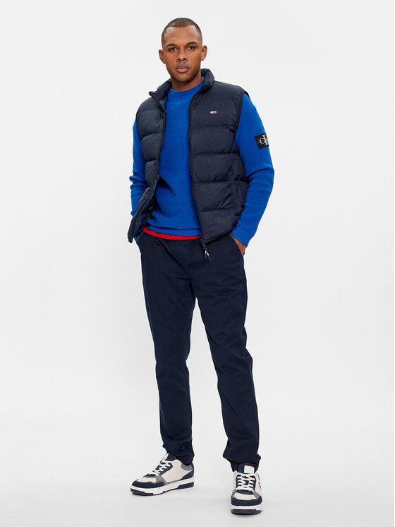 Tommy Jeans Tommy Jeans Jogger kelnės Tjm Austin Jog DM0DM18343 Tamsiai mėlyna Regular Fit