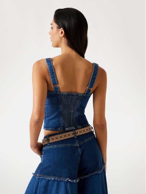Guess Guess Top 176595 Niebieski Classic Fit