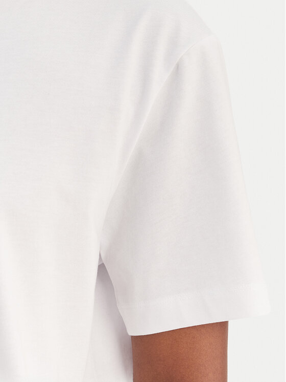 Karl Lagerfeld Jeans Karl Lagerfeld Jeans Majica B1W17055 Bela Relaxed Fit