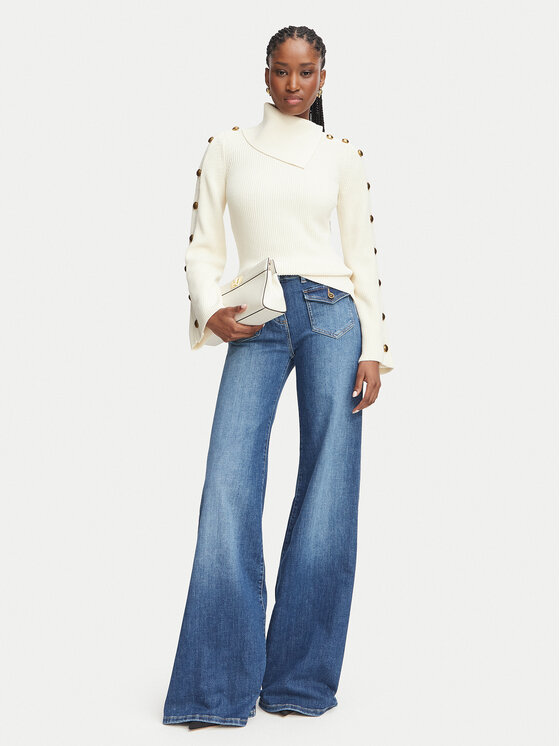 Elisabetta Franchi Elisabetta Franchi Teksad PJ-18N-66E2-V420 Sinine Wide Leg