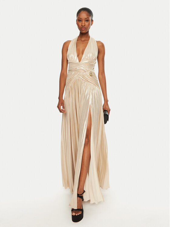 Babylon Babylon Večernja haljina MF200U Zlatna Regular Fit