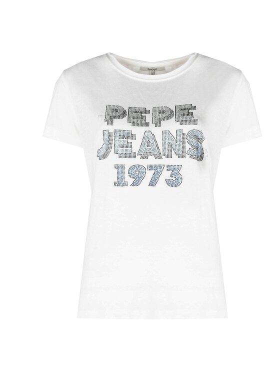 Pepe Jeans Pepe Jeans T-shirt PL504817 | Bibiana Bianco Regular Fit