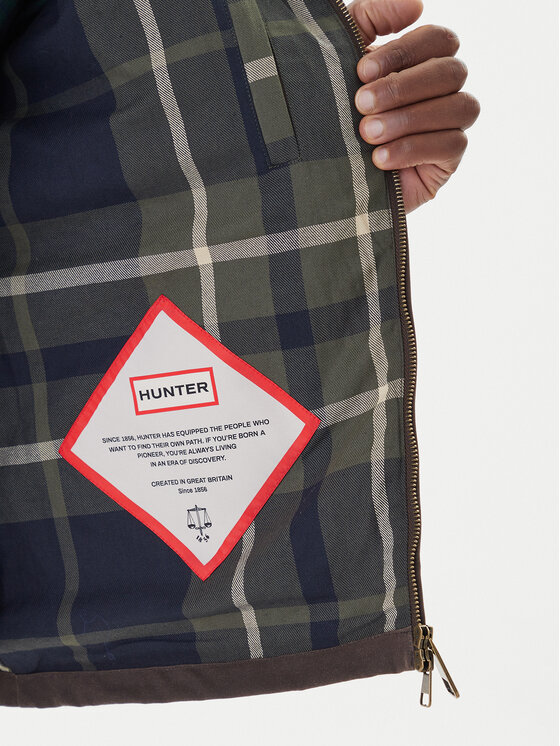 Hunter Hunter Kurtka przejściowa Duggan HARM0072251 Brązowy Relaxed Fit