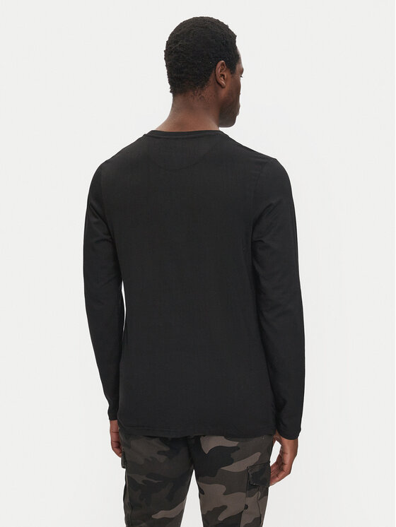 Brave Soul Brave Soul Hosszú ujjú MLT-69FRANZC Fekete Regular Fit