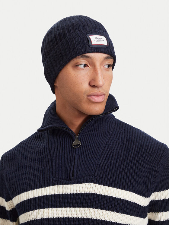Tommy Hilfiger Tommy Hilfiger Cepure AM0AM14526 Tumši zils