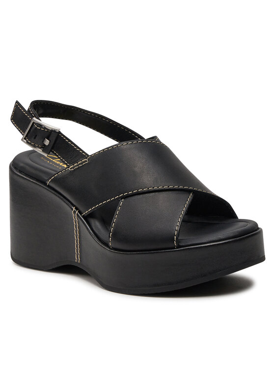 Clarks Clarks Basutės Manon Wish 26176299 Juoda