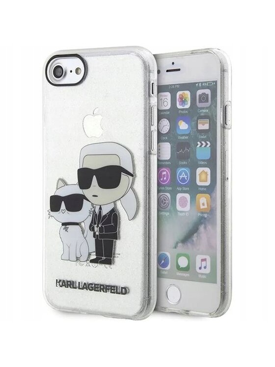 KARL LAGERFELD KARL LAGERFELD Etui na telefon Glitter Przezroczysty