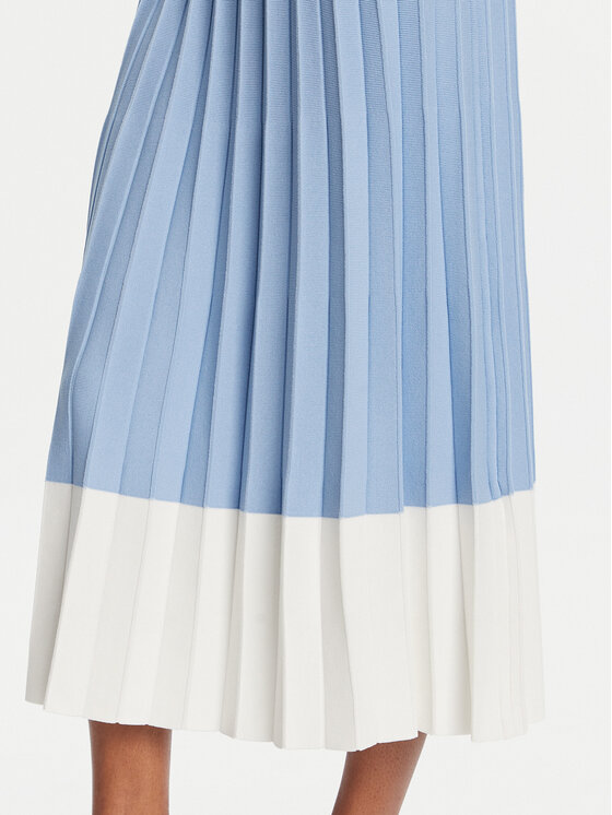 STAUD STAUD Трикотажна сукня Ellison R25R2199VN Блакитний Regular Fit
