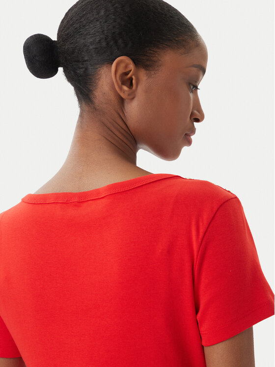 Tommy Hilfiger Tommy Hilfiger T-Shirt WW0WW49250 Κόκκινο Slim Fit