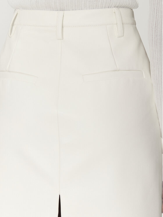 BARDOT BARDOT Műbőr szoknya 59679SB1 Fehér Regular Fit