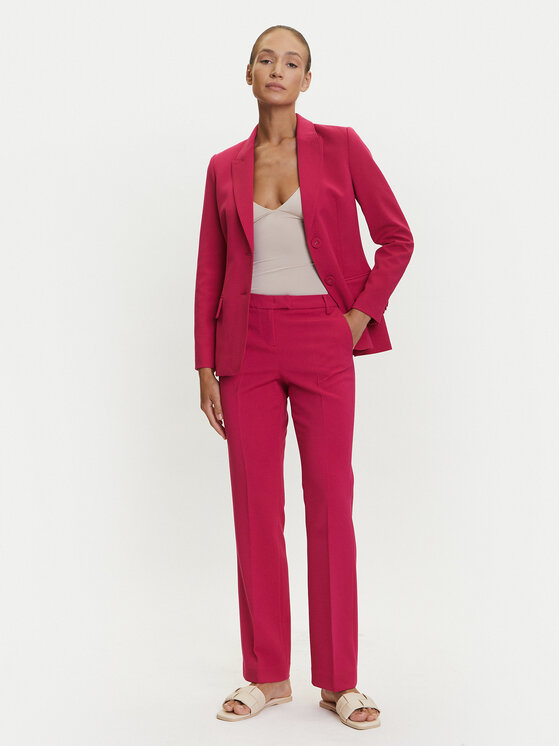 TATUUM Tatuum Spodnie materiałowe Laurania 2 T2507.144 Różowy Slim Fit
