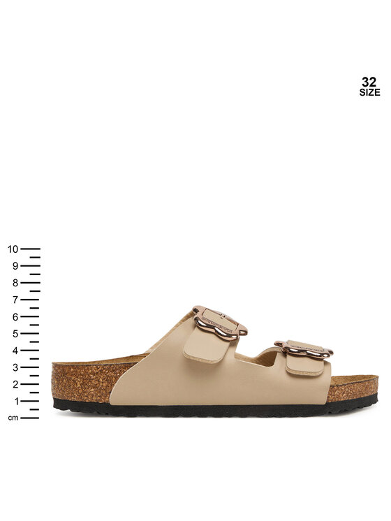 Birkenstock Birkenstock Klapki Arizona Flower Buckle Kids 1030419 S Beżowy