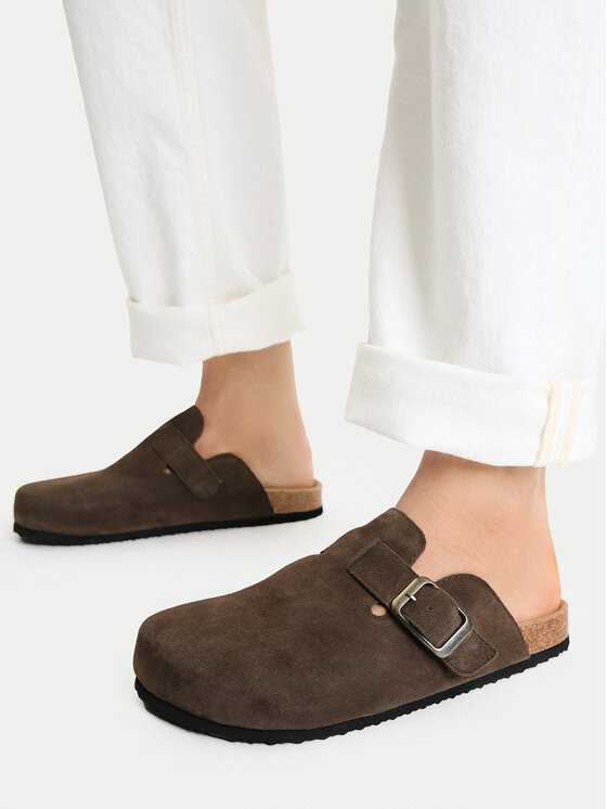 Go Soft Go Soft Pantoletten EOHP-ALMELO-02 Braun