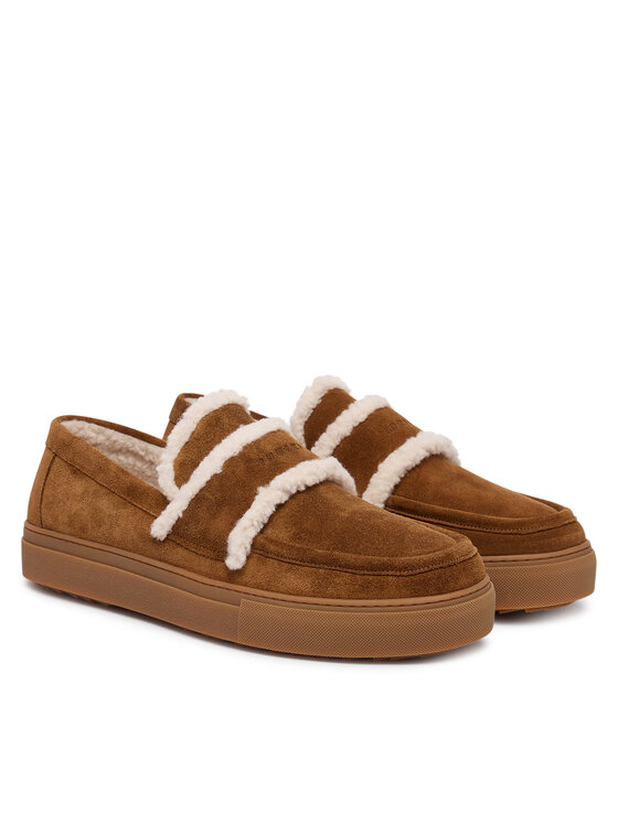 Inuikii Inuikii Halbschuhe Shearling Loafer 2006.003.0011 Braun