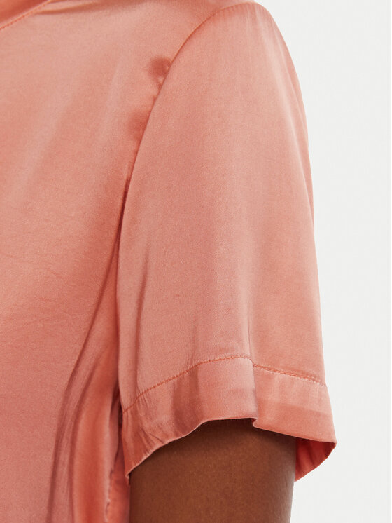 ViCOLO ViCOLO Marškinėliai TB0040 Oranžinė Regular Fit