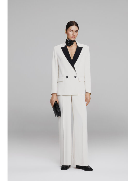 Sisley Sisley Švarkas 24YKLW00V Smėlio Regular Fit