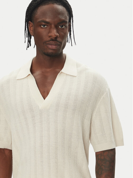 Tommy Hilfiger Tommy Hilfiger Поло F1 Movie MW0MW41384 Бежевий Regular Fit