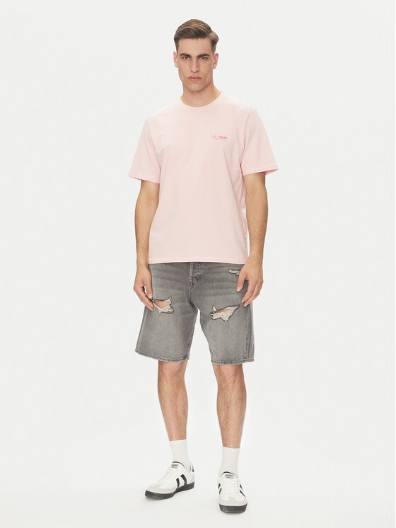 Jack&Jones Jack&Jones T-shirt Almeria 12276785 Ružičasta Relaxed Fit
