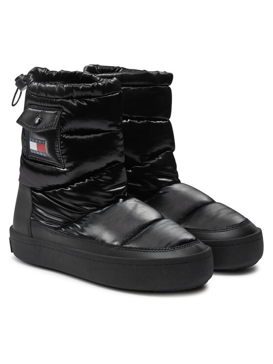 Tommy Jeans Tommy Jeans Μπότες Χιονιού EN0EN02642 Μαύρο