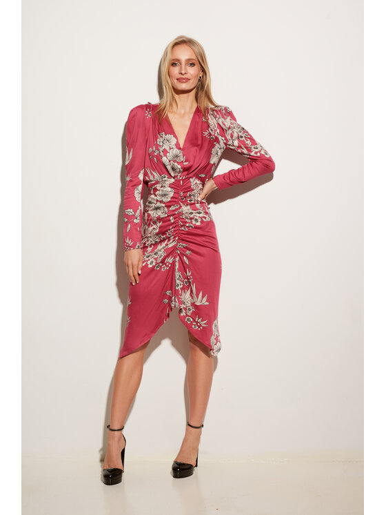 Boskata Boskata Sukienka letnia VENUS DUSTY PINK Różowy Modern Fit