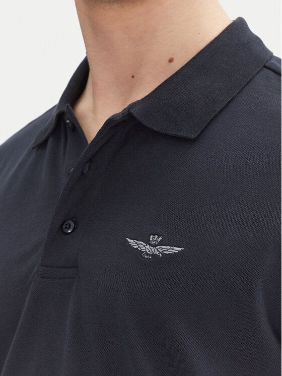Aeronautica Militare Aeronautica Militare Polo majica 251PO1843P191 Mornarsko modra Regular Fit