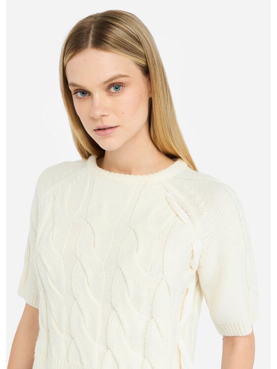 Liu Jo Liu Jo Maglione CF5214MA75QX0256 Bianco Regular Fit