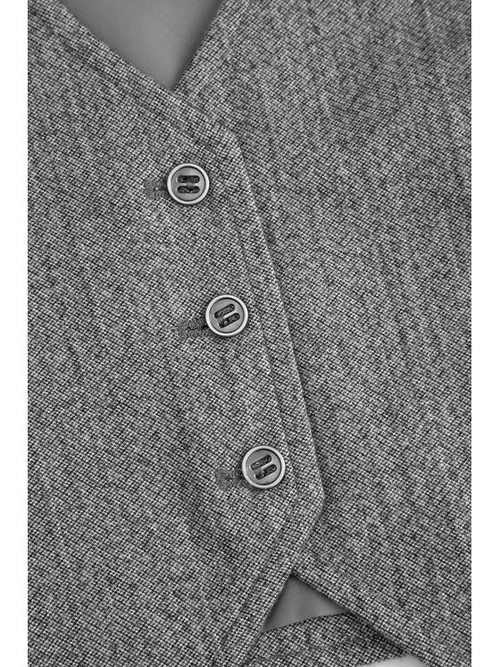 Coccodrillo Coccodrillo Kamizelka ZC5178201EBB-019 Szary Regular Fit