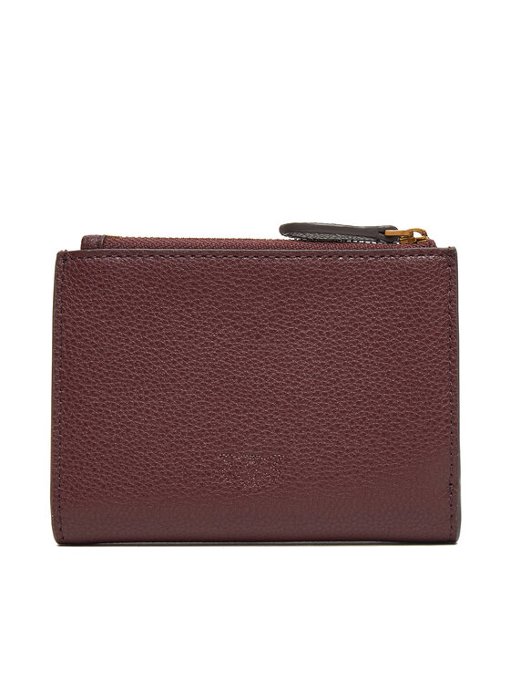PINKO PINKO Veliki ženski novčanik Compact Wallet AI 25-26 PCPL 103612 A29Q Tamnocrvena