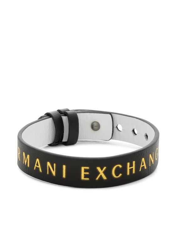 Brățară Armani Exchange Logo AXG0107040 White/Black