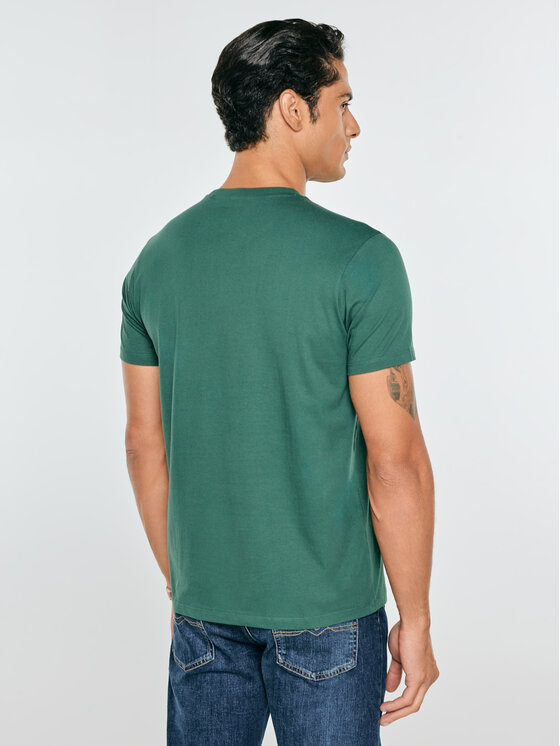 BIG STAR BIG STAR T-Shirt MERON Zielony Basic Fit