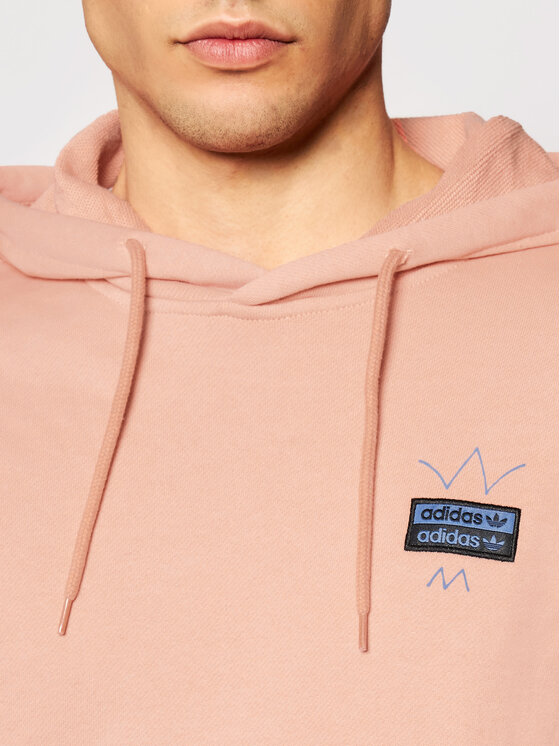 adidas Sweatshirt Abstract Hoody GN3280 Orange Regular Fit | Modivo.de