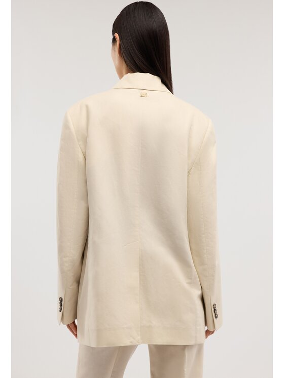 Trussardi Trussardi Giacca di transizione Q976A000414N002 Crema Regular Fit