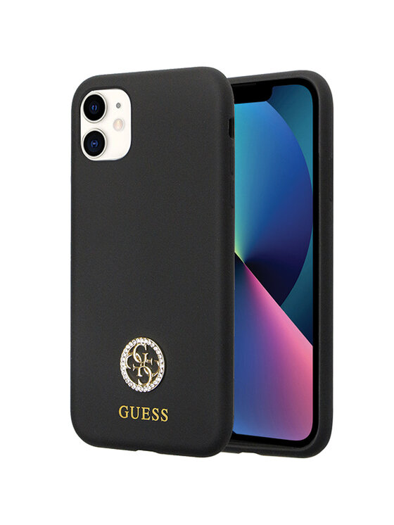 Etui na telefon Guess, Czarne, iPhone 11
