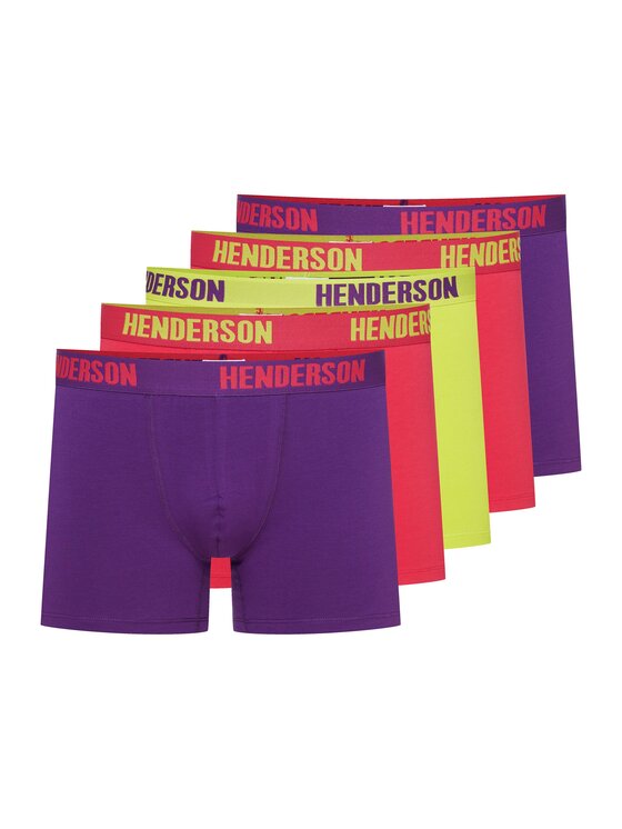 Henderson Henderson Komplet 5 par bokserek 42762 Kolorowy