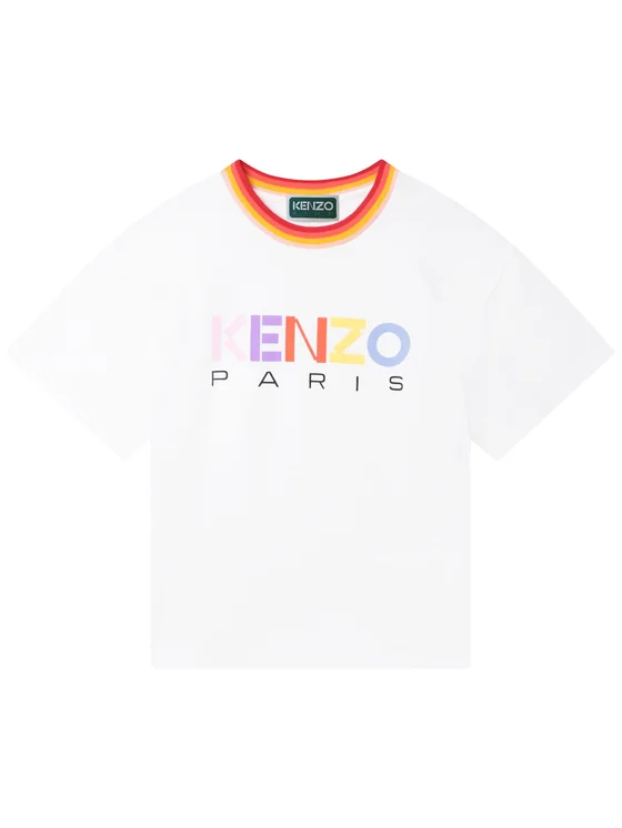 Kenzo Kids T-Shirt K15630 S Weiß Regular Fit