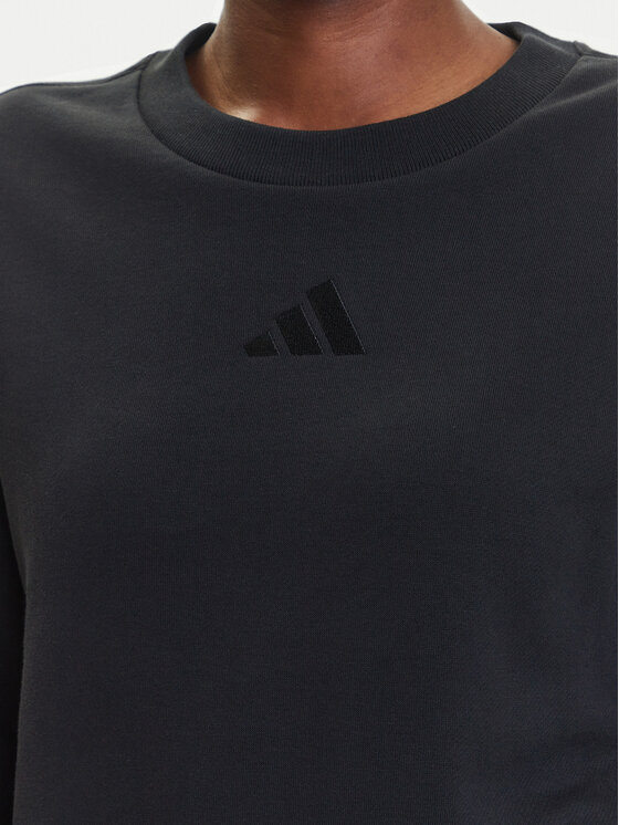 adidas adidas Pulóver ALL SZN French Terry JJ1259 Fekete Regular Fit