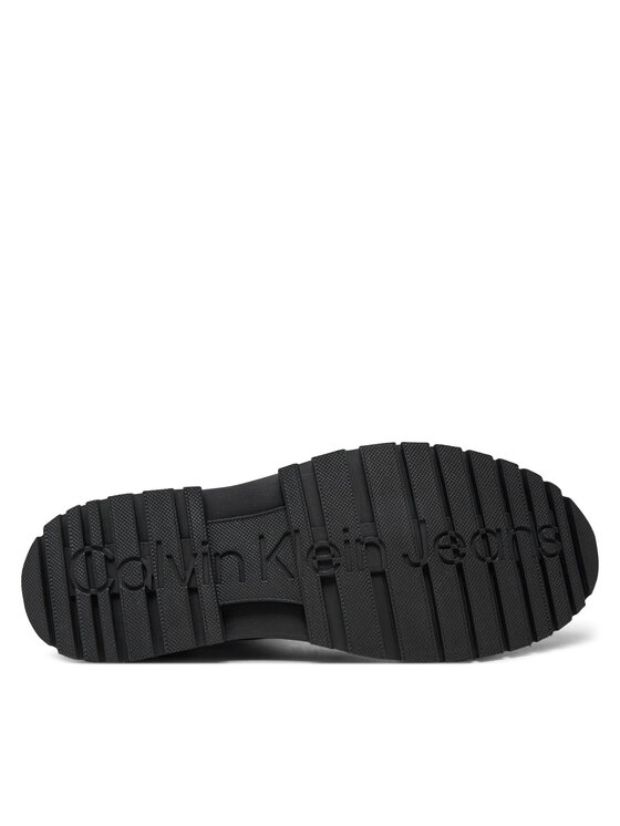 Calvin Klein Jeans Calvin Klein Jeans Kotníková obuv s elastickým prvkem YM0YM01072 Černá