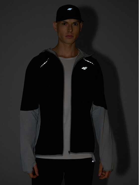 4F 4F Bluza RUNNING Szary Regular Fit