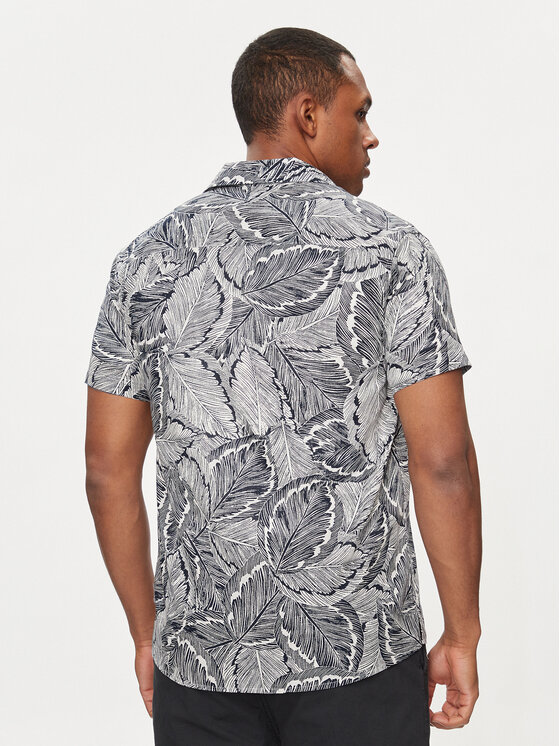INDICODE INDICODE Риза Lotan 20-353 Тъмносин Regular Fit